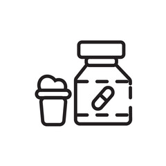 Drug Health Medical Line Icon
