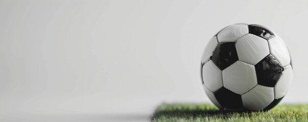 football ball closeup football match in white background