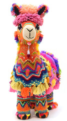  Adorable Llama Plush Toy- A Symphony of Colors and Creativity, perfect for Kids and Collectors