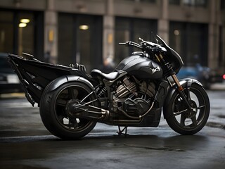 expensive fast motorcycles in the city