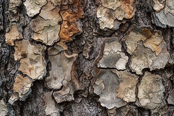 Oaks textured bark weaves a tale of resilience weathered yet strong
