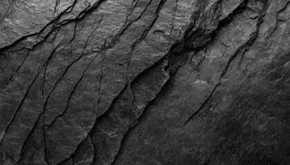 Rock texture with cracks,black stone background with copy space for design