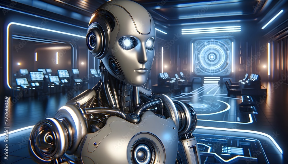 Poster robotic sentinel of the control hub