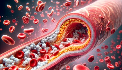 Arterial Flow and Cholesterol Impact