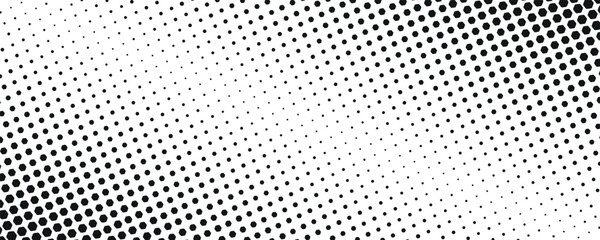 Black and white dotted halftone background. Halftone dots background. Black and white comic pattern. - obrazy, fototapety, plakaty