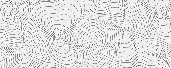 Geodesy contouring land. Topographical line map. Geographic mountain contours vector background. Topography and cartography mountain landscape contour illustration - obrazy, fototapety, plakaty