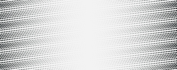 Vector halftone tonal fade abstract vector background. Halftone faded gradient texture. Grunge comic background. White and black sand noise wallpaper