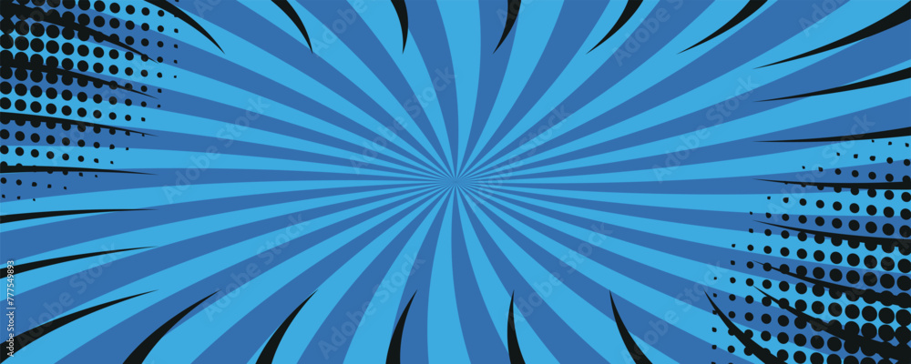Poster Fight backgrounds comics style design. Vector Illustration. Vector colorful backdrop illustrations. Dynamic vector background wirh super hero explosive speed lines.