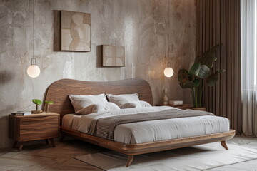 interior design of modern bedroom