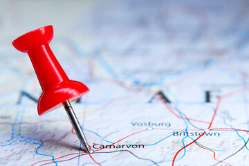 Carnavorn, South Africa pin on map