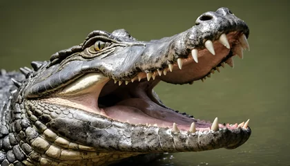 Poster An-Alligator-With-Its-Jaws-Open-Wide-Revealing-It- 2 © Adheliya