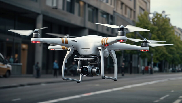 Image of an unmanned aerial vehicle. Generative AI