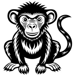 chinese-horoscope-year-monkey-vector-image