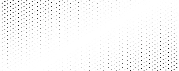 Gradient halftone. Abstract gradient background of black hexagons. Vector illustration.