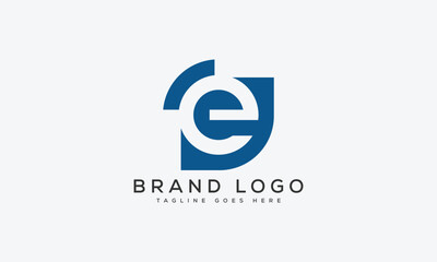 Obraz premium letter E logo design vector template design for brand