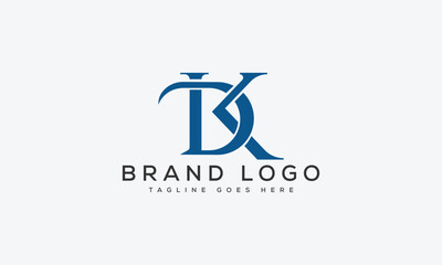 letter DK logo design vector template design for brand