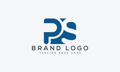 letter PS logo design vector template design for brand