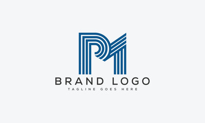 letter Pm logo design vector template design for brand