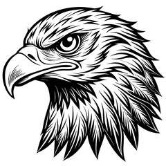 Obraz premium eagle-head- vector-design 