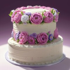 Petals and Pastries: Spring Cake Delight