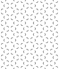 Black and white seamless abstract pattern. Background and backdrop. Grayscale ornamental design.