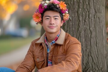 Soulful Serenity: Emotional Portrait of a Young Asian