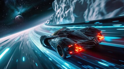 Stellar Speedsters: Racing Amidst Cosmic Wonders
