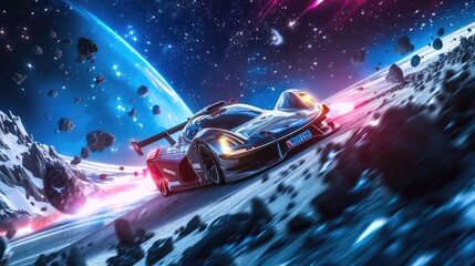 Astro Acceleration: Racing Through Galactic Realms