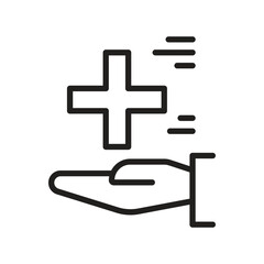 Obraz premium Medical technology icon