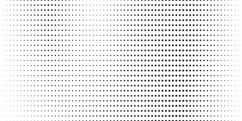 Background with monochrome dot texture. Polka dot pattern template. Background with black dots - stock vector dots basic background dots. - obrazy, fototapety, plakaty