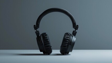 Noise-isolating headphones mockup with passive noise isolation for immersive listening.