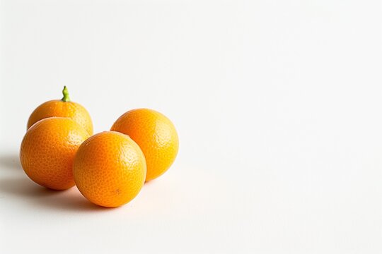 cumquat isolated on white background