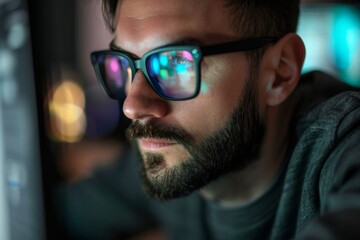 Computer glasses to reduce digital eye strain