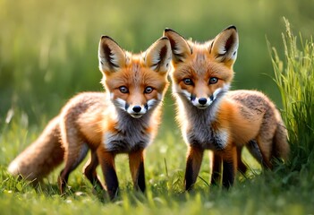 red fox cub