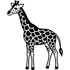 Fototapeta premium simple--ziraf vector design 