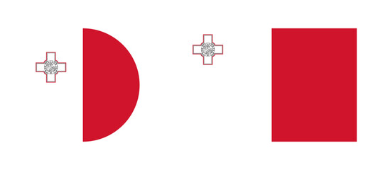 Flag of Malta - obrazy, fototapety, plakaty