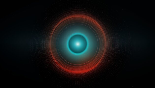 abstract background with red blue circles