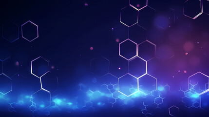 Abstract background with hexagon pattern. healthcare technology