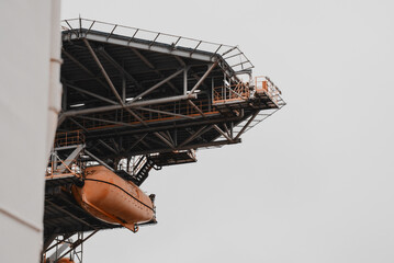 Helideck Helicopter Landing Take-Off Facilities On Jack-Up Offshore Oil Rig