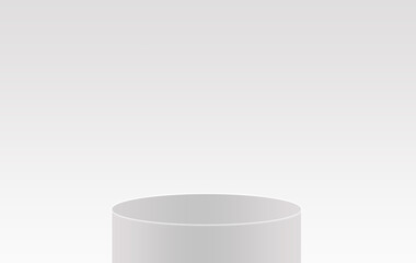 Gradient background pedestal podium