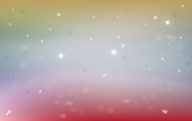 Obraz na płótnie Canvas Fairytale background with rainbow grid. cute universe