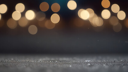 bokeh on wooden background