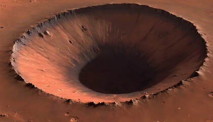 A-Massive-Crater-Mars-The-Surface-Of-The-Planet-E- 3