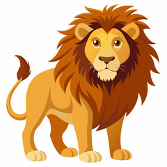 Lion in Jungle The King Lion