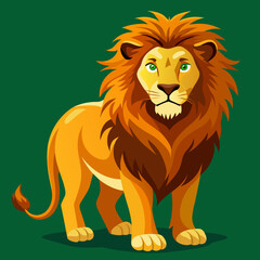 Lion in Jungle The King Lion