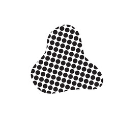 liquid shapes. Banner design, curvy abstract blobs or stains for web design and typography on transparent, png