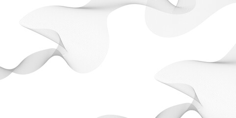 Abstract wave element for design. Digital frequency track equalizer.  Wave with lines created using blend tool. Curved wavy line, smooth stripe. Vector illustration.