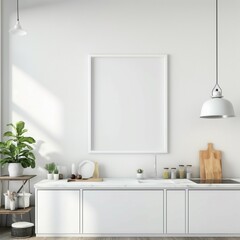 Fototapeta na wymiar Frame up, interior wall background, modern home interior, 3D render