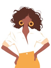 Inspiring African American Woman Leading Business Analytics Initiative Generative AI