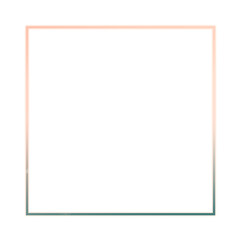 Neon square frame